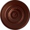 Ekena Millwork Floral Ceiling Medallion, Hand-Painted Antique Copper, 23 1/2"OD x 2 3/4"P CM23FLACS - alternate 1